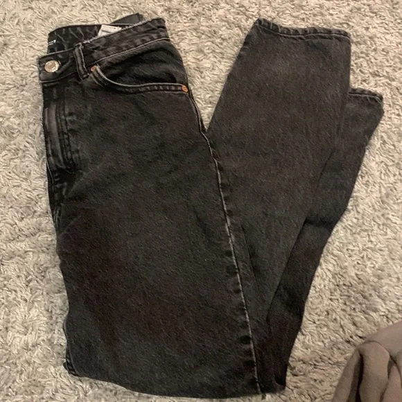 Zara faded black boyfriend jeans - Picture 4 of 4